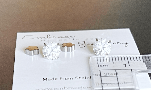 Solitaire Mini Comfort Back Studs