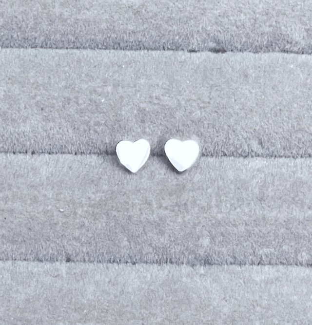Heart Mini Comfort Back Studs