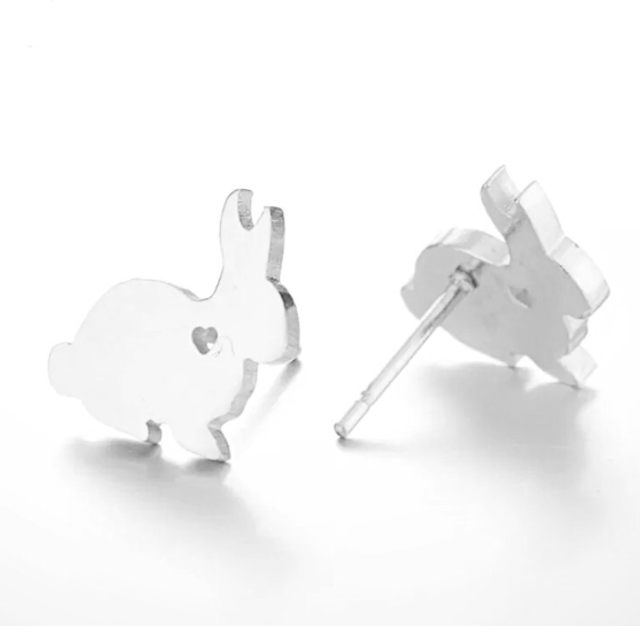 Rabbit Stud Earrings
