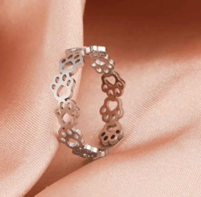 Paw Print Ring - Adjustable