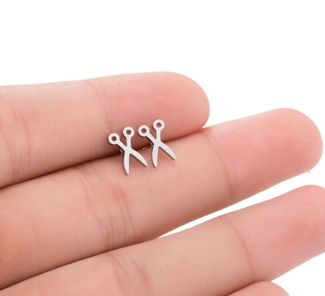 Scissor Stud Earrings