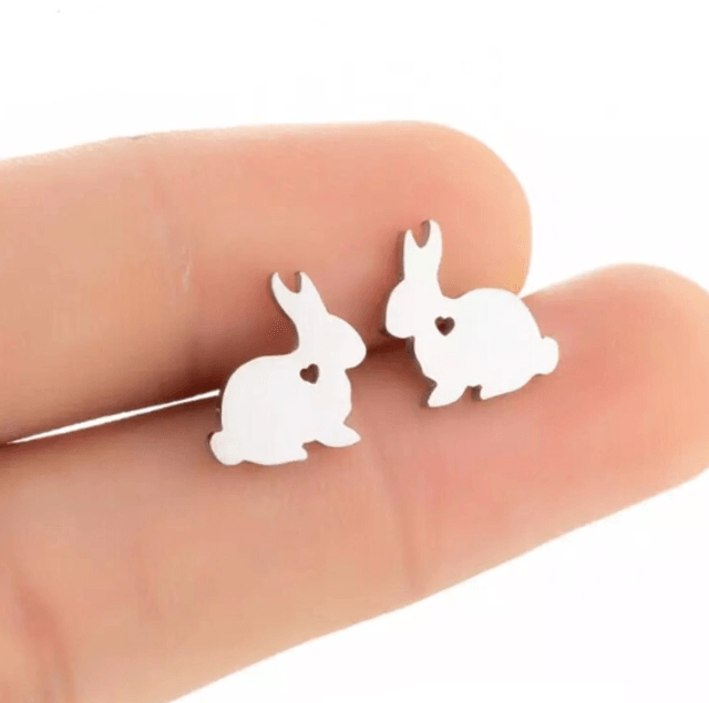 Rabbit Stud Earrings