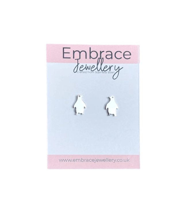 Penguin Stud Earrings