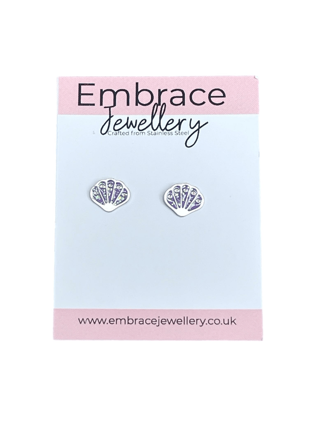 Shimmering Shell Comfort Back Studs