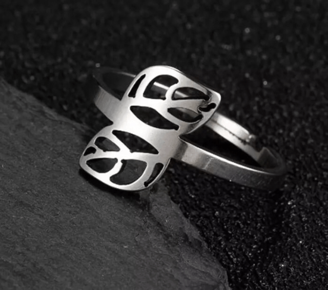 Double Leaf Ring - Adjustable