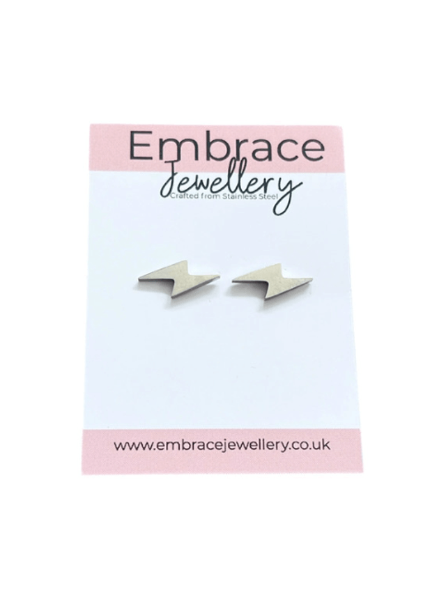 Lightening Bolt Stud Earrings