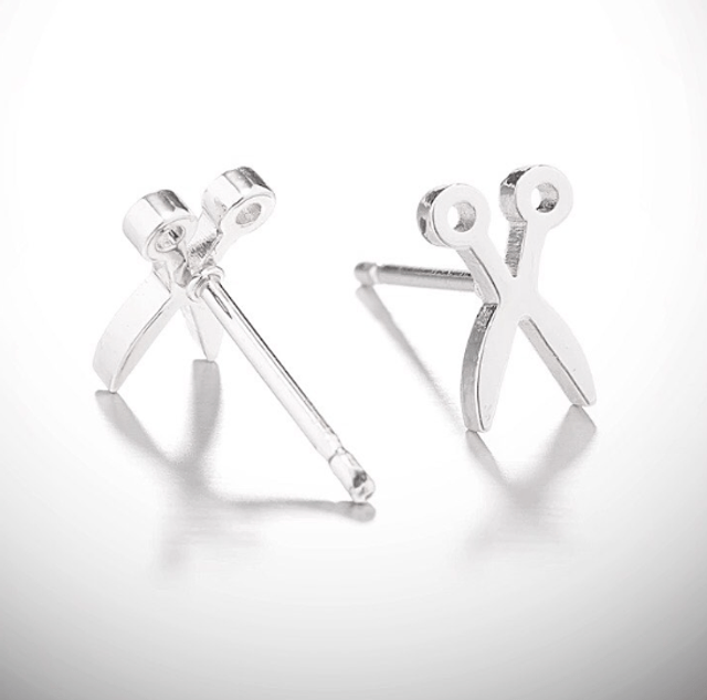 Scissor Stud Earrings