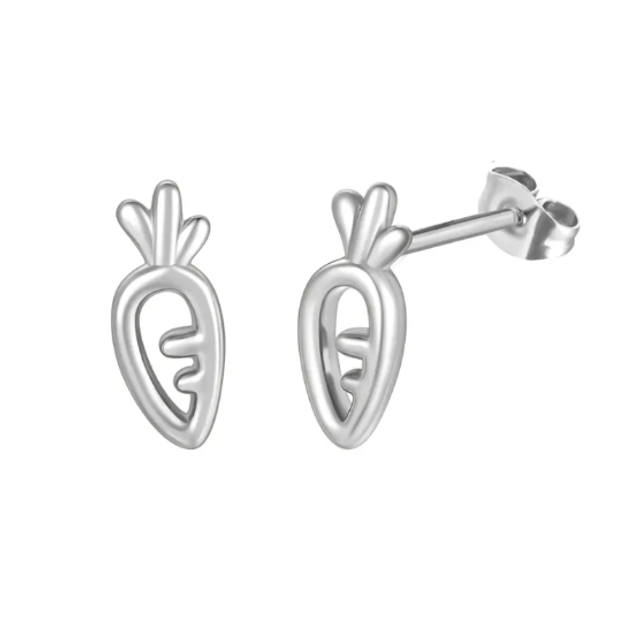 Cute Mini Carrot Stud Earrings