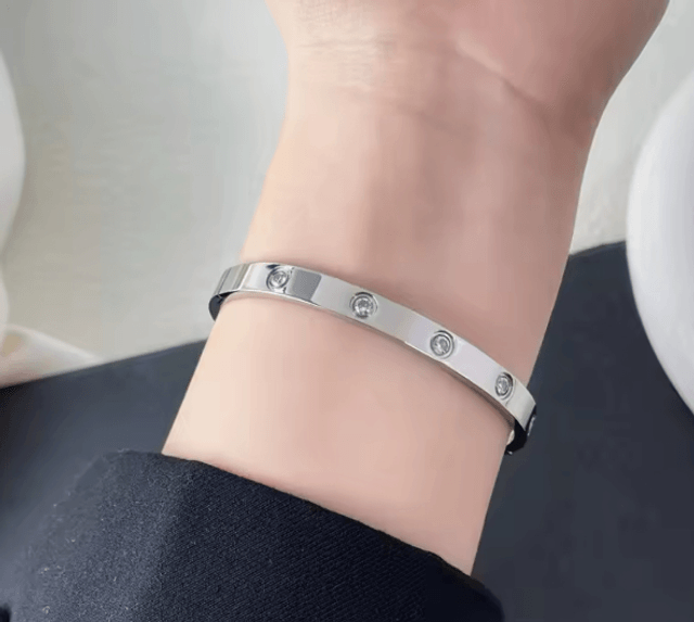 Crystal Bangle - Small Fit