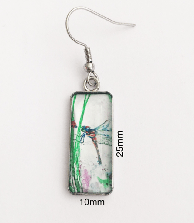 Dragonfly Drop Earrings