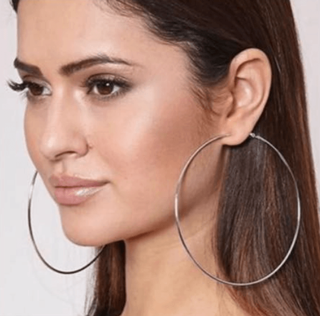 Over-Sized Hoop Earrings