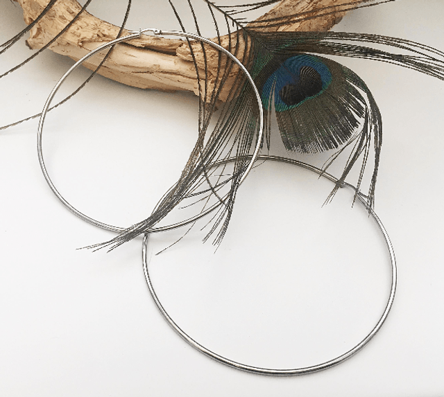 Over-Sized Hoop Earrings
