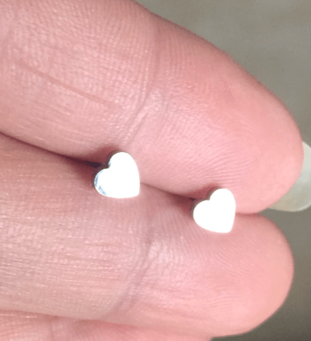 Mini Heart Stud Earrings