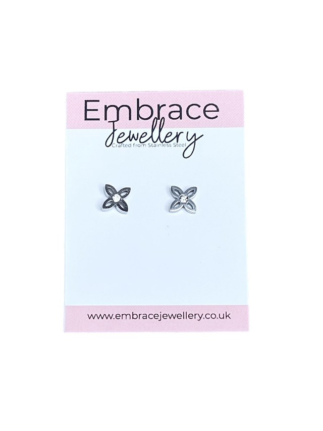 Flower Mini Comfort Back Studs