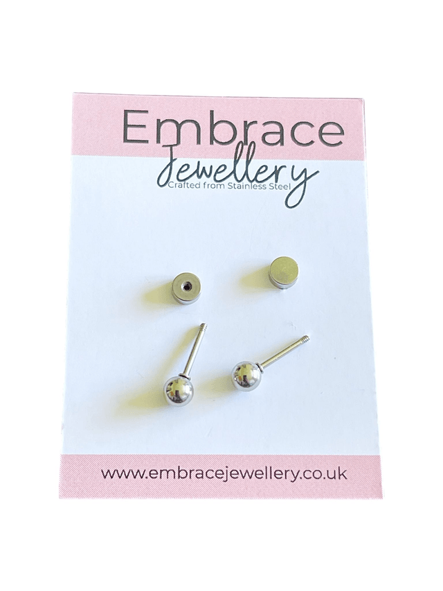 Classic Ball Mini Comfort Back Stud Earrings