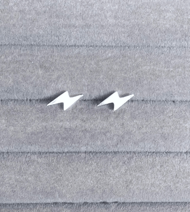 Lightening Bolt Stud Earrings