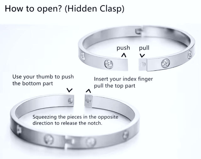 Crystal Bangle - Small Fit