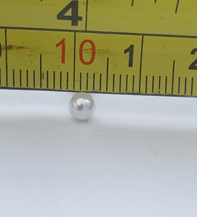 Mini Faux White Pearl Comfort Back Stud Earrings