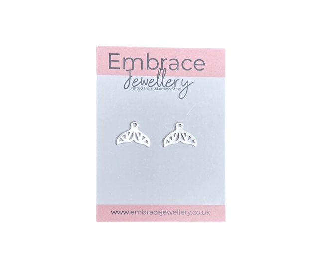 Mermaid Tail Stud Earrings