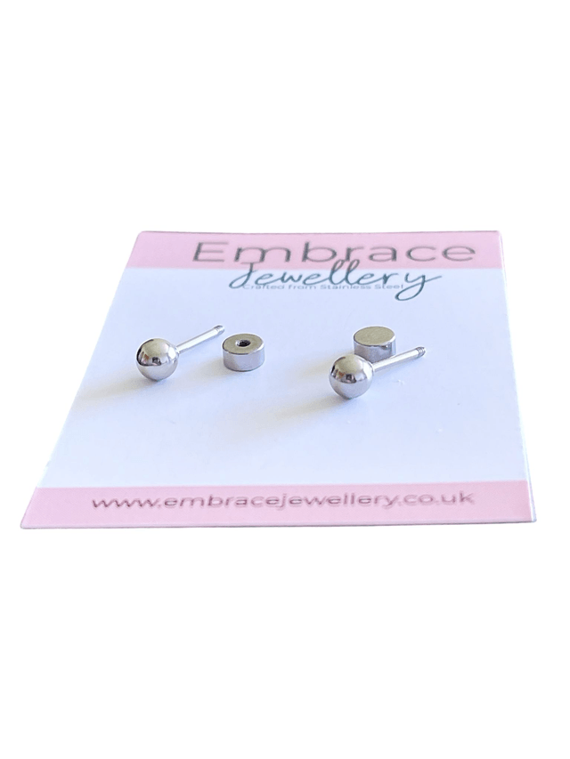 Classic Ball Mini Comfort Back Stud Earrings