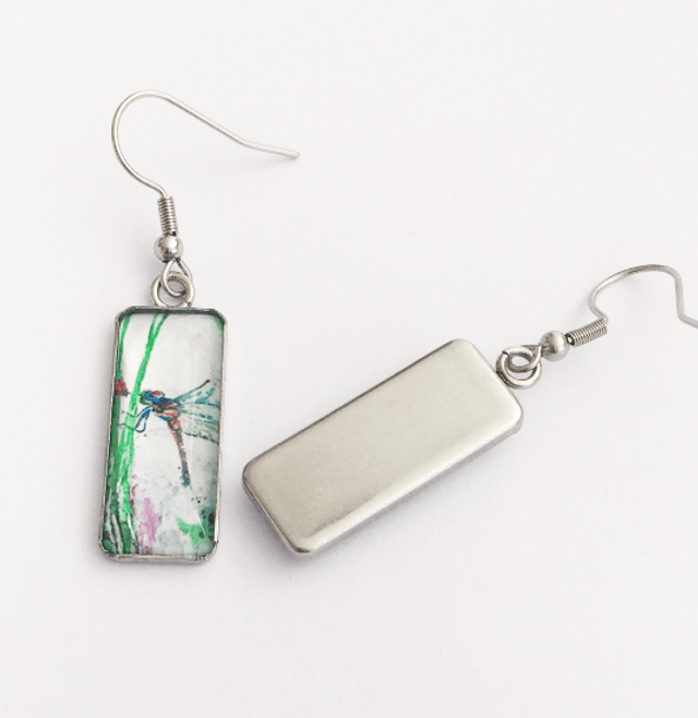 Dragonfly Drop Earrings
