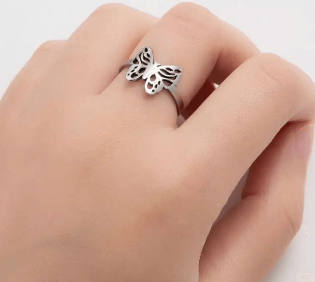 Butterfly Ring - Adjustable 