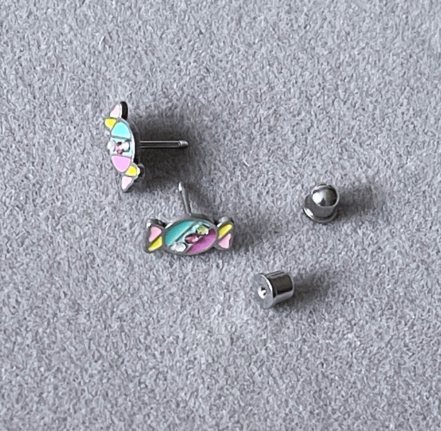 Sweet Candy Comfort Back Studs 
