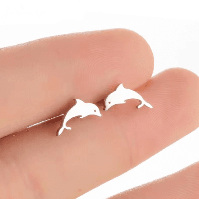 Dolphin Stud Earrings
