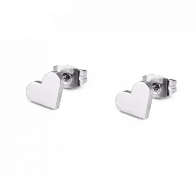 Heart Stud Earrings