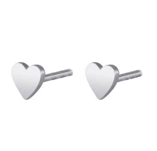 Mini Heart Stud Earrings