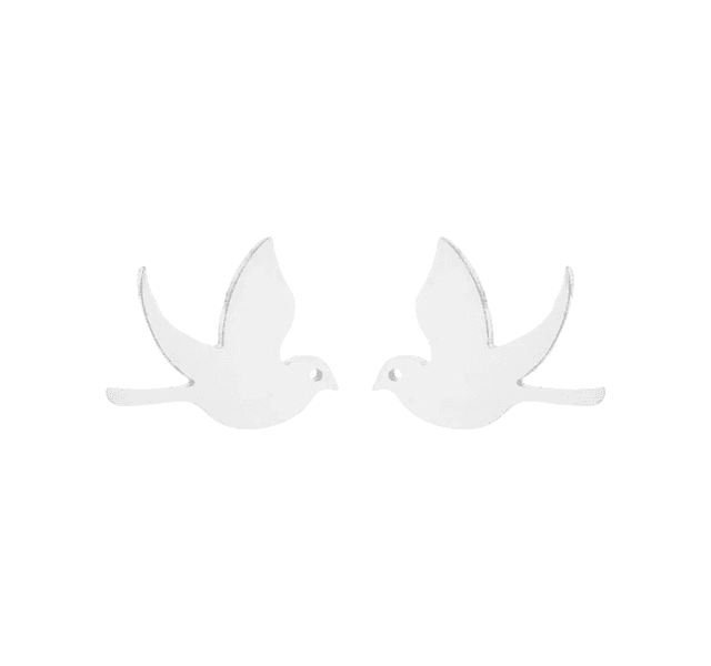 Flying Bird Stud Earrings
