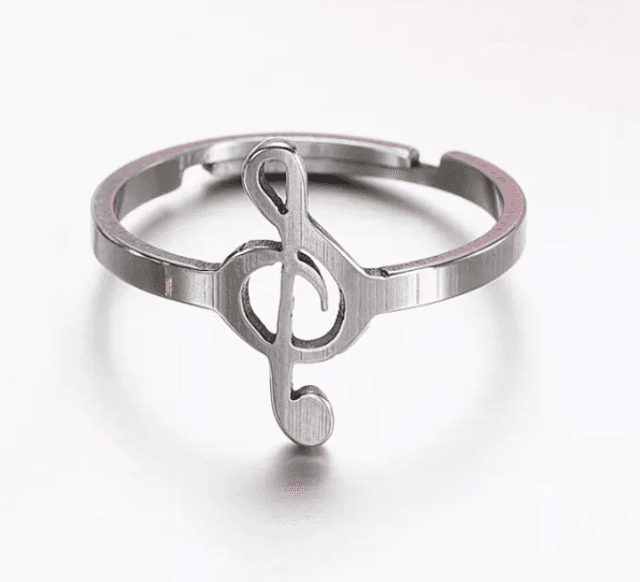 Musical Note Ring - Adjustable